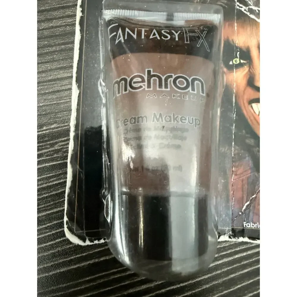 Vintage Mehron Fantasy FX Dark Brown Cream Makeup